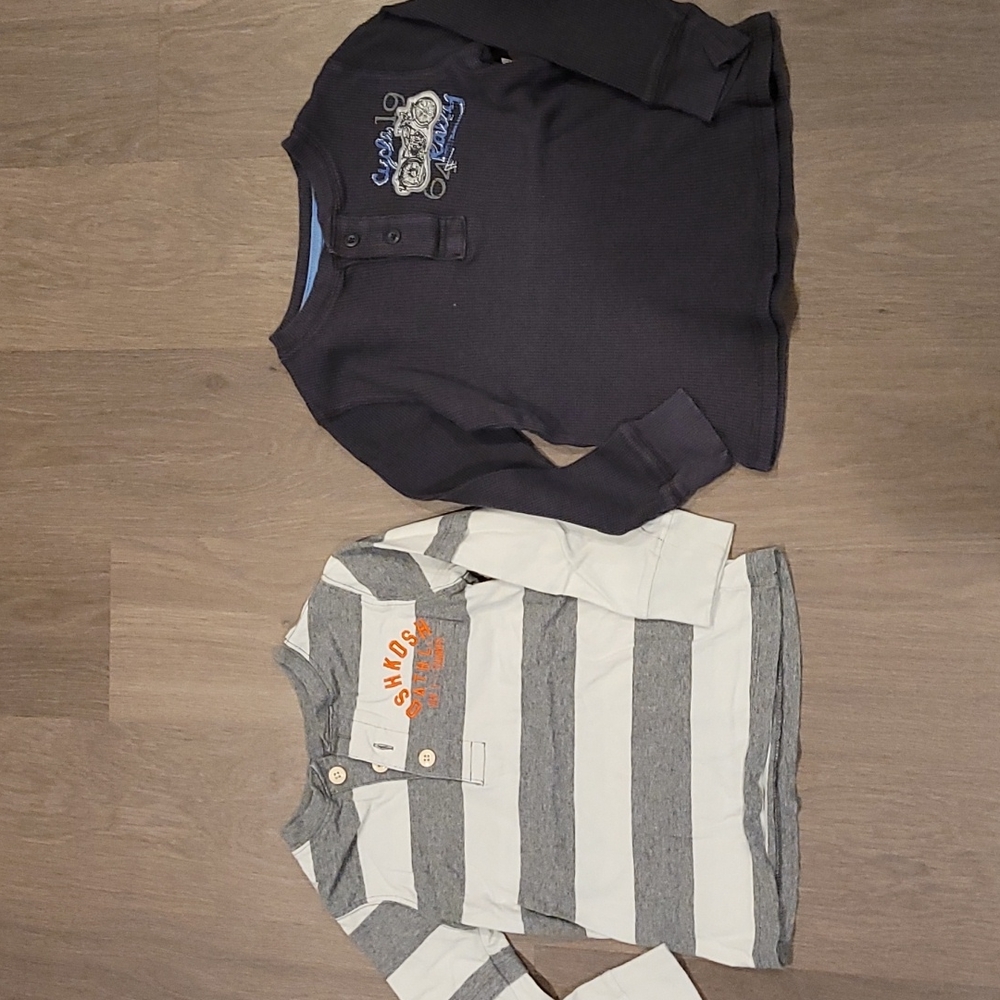 2 Long Sleeve Shirts Size 4
